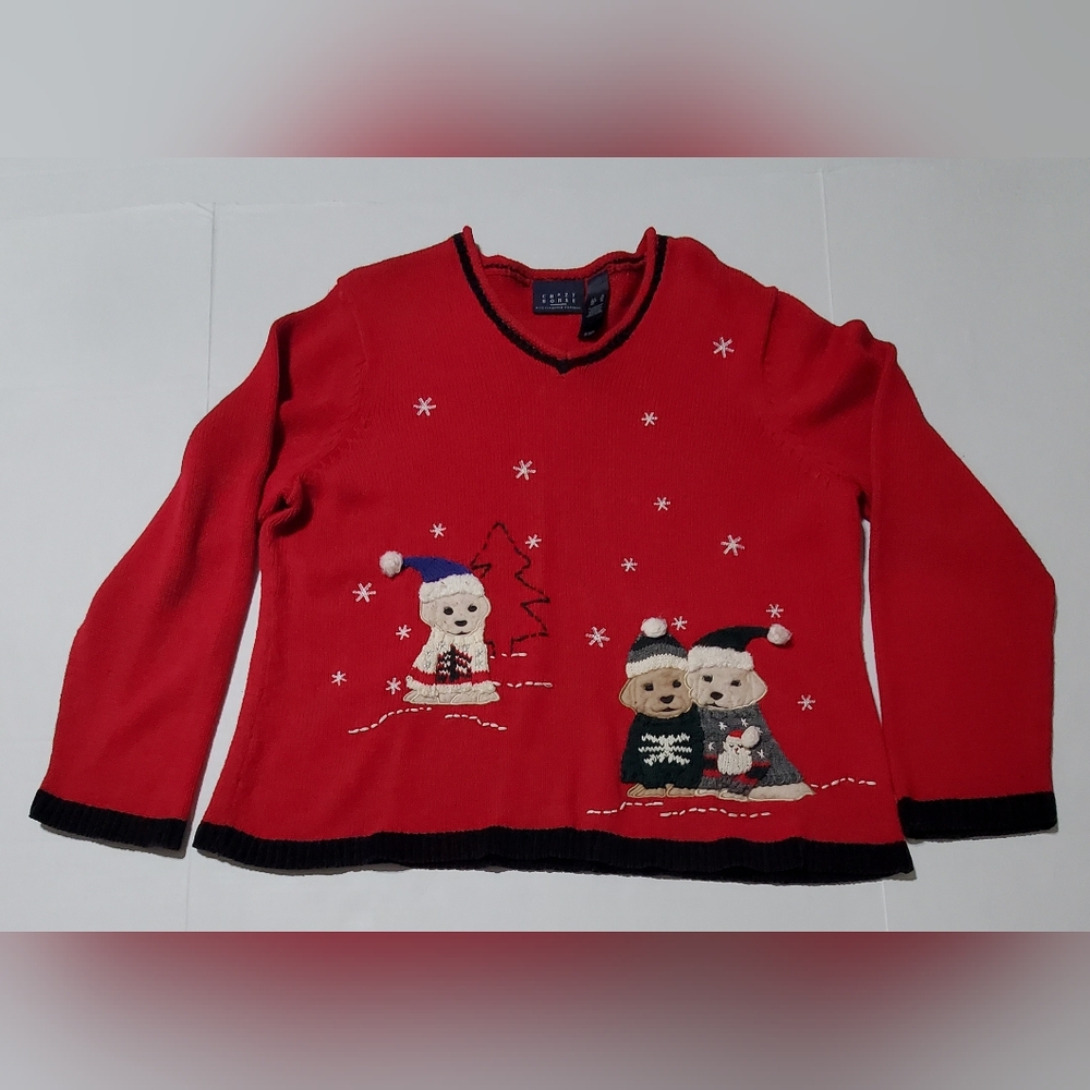 Christmas sweater. Holiday Cozy Party Sweater. Women's size XL.
